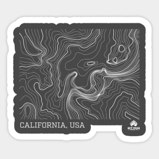 Off-Road Travel TV Topo Map Sticker